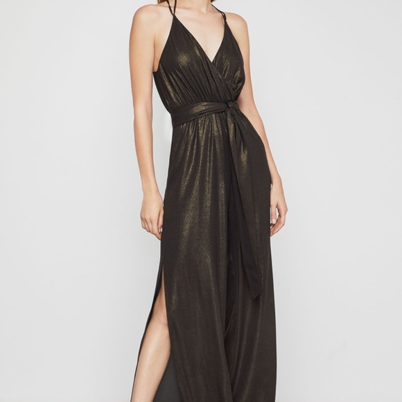 bcbg halter jumpsuit